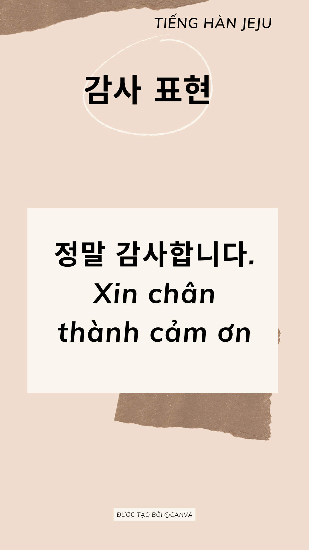 Biểu hiện cảm ơn