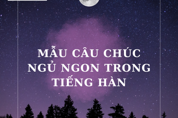 MẪU CÂU CHÚC NGỦ NGON